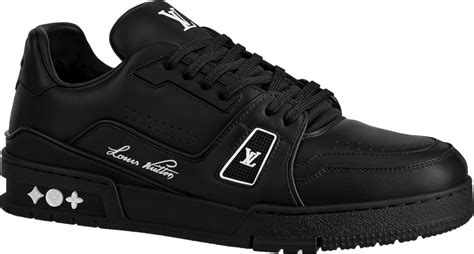 lv sneaker all black|louis vuitton trainer sneaker black.